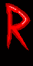 GIF animado (45380) Letra r terror