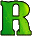 GIF animado (47815) Letra r verde