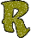 GIF animado (48190) Letra r verde