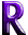 GIF animado (48164) Letra r verde morada