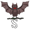 GIF animado (45774) Letra s murcielago