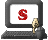 GIF animado (45215) Letra s teclado