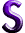 GIF animado (48165) Letra s verde morada