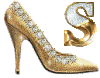 GIF animado (47767) Letra s zapato dorado