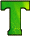 GIF animado (47817) Letra t verde