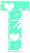 GIF animado (47894) Letra t verde corazones