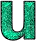 GIF animado (47921) Letra u esmeralda