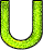GIF animado (47856) Letra u modernista