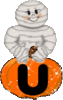 GIF animado (45712) Letra u momia