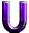 GIF animado (48167) Letra u verde morada