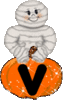 GIF animado (45713) Letra v momia