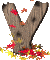 GIF animado (47373) Letra v otono