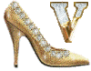 GIF animado (47770) Letra v zapato dorado