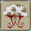 GIF animado (46061) Letra w abanico
