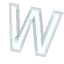 GIF animado (46459) Letra w cristal