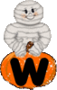 GIF animado (45714) Letra w momia