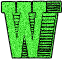 GIF animado (48040) Letra w oeste americano