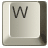 GIF animado (45287) Letra w tecla