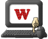 GIF animado (45219) Letra w teclado