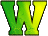 GIF animado (47820) Letra w verde