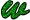 GIF animado (48012) Letra w verde