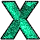 GIF animado (47924) Letra x esmeralda