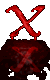 GIF animado (45819) Letra x sangre