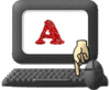 GIF animado (45223) Letras teclados ordenador