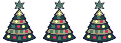 Imagen GIF de Linea arboles navidad animado