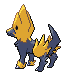 GIF animado (53322) Manectric varicolor espalda