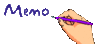 GIF animado (57246) Memo escrito