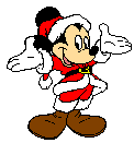 GIF animado (59063) Mickey mouse papa noel