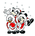GIF animado (59064) Mickey nieve