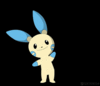 GIF animado (53355) Minun bailando