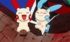 GIF animado (53363) Minun plusle alegres