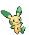 GIF animado (53378) Minun shiny sprite