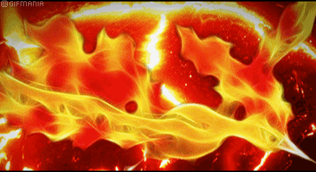 GIF animado (54045) Moltres lava