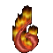 GIF animado (45658) Numero 6 llamas fuego