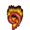 GIF animado (45661) Numero 9 llamas fuego