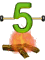 GIF animado (48332) Numero cinco