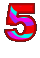 GIF animado (48342) Numero cinco