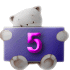 GIF animado (48363) Numero cinco