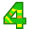 GIF animado (48450) Numero cuatro