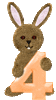 GIF animado (48462) Numero cuatro