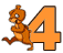 GIF animado (48471) Numero cuatro