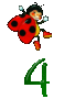 GIF animado (48491) Numero cuatro