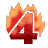 GIF animado (48501) Numero cuatro