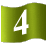 GIF animado (48517) Numero cuatro