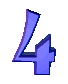 GIF animado (48529) Numero cuatro