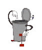 GIF animado (46507) Numero cubo basura